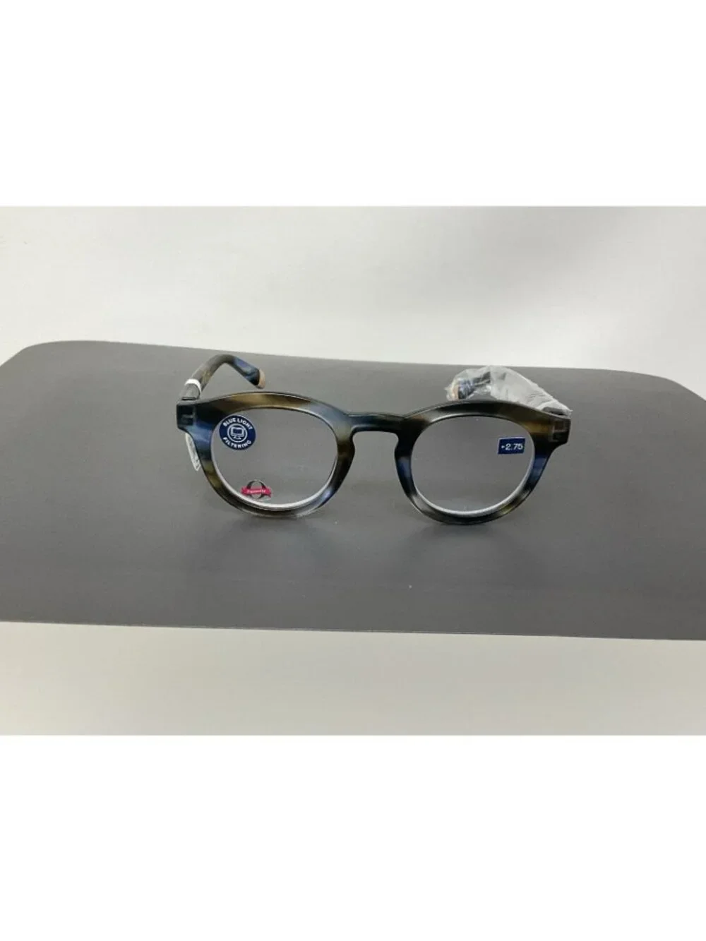 PEEPERS Stardust Focus, Multicolor Horn Reading Glasses +2.75 Blue Light Filter